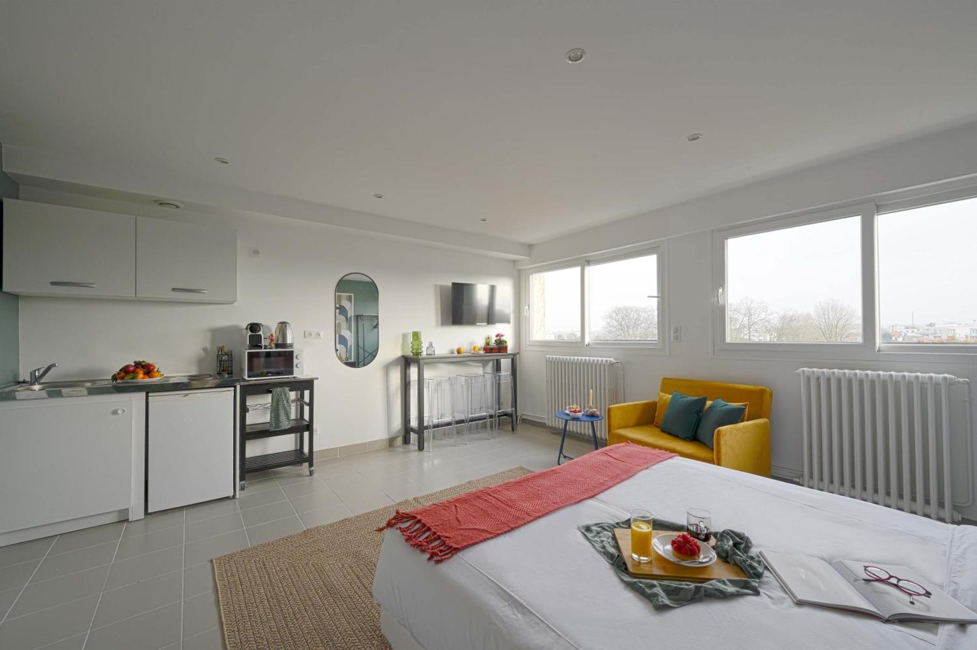 Modern Bright Apartment In Appart'Hotel Saint-Maur-des-Fossés Exterior foto